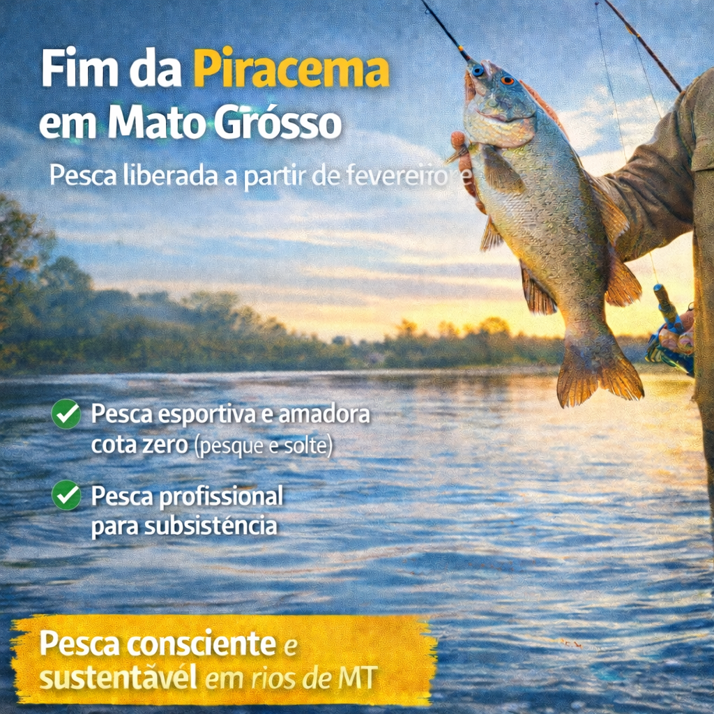 Defeso da piracema em Mato Grosso é encerrado