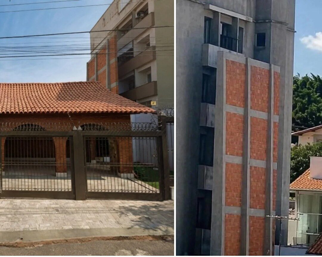 Privacidade a qualquer custo? Morador ergue muro de 13 metros e ‘apaga’ prédio vizinho em MG