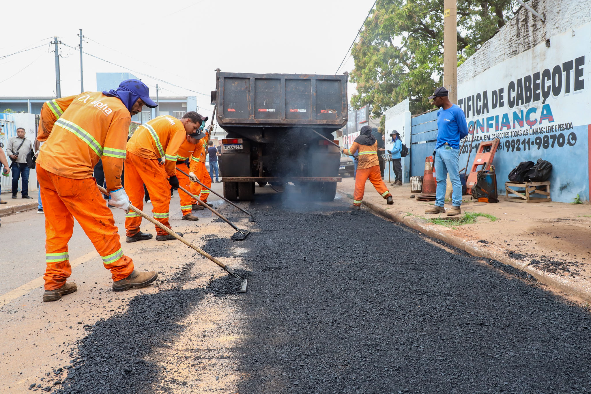 recuperação das vias em Várzea Grande